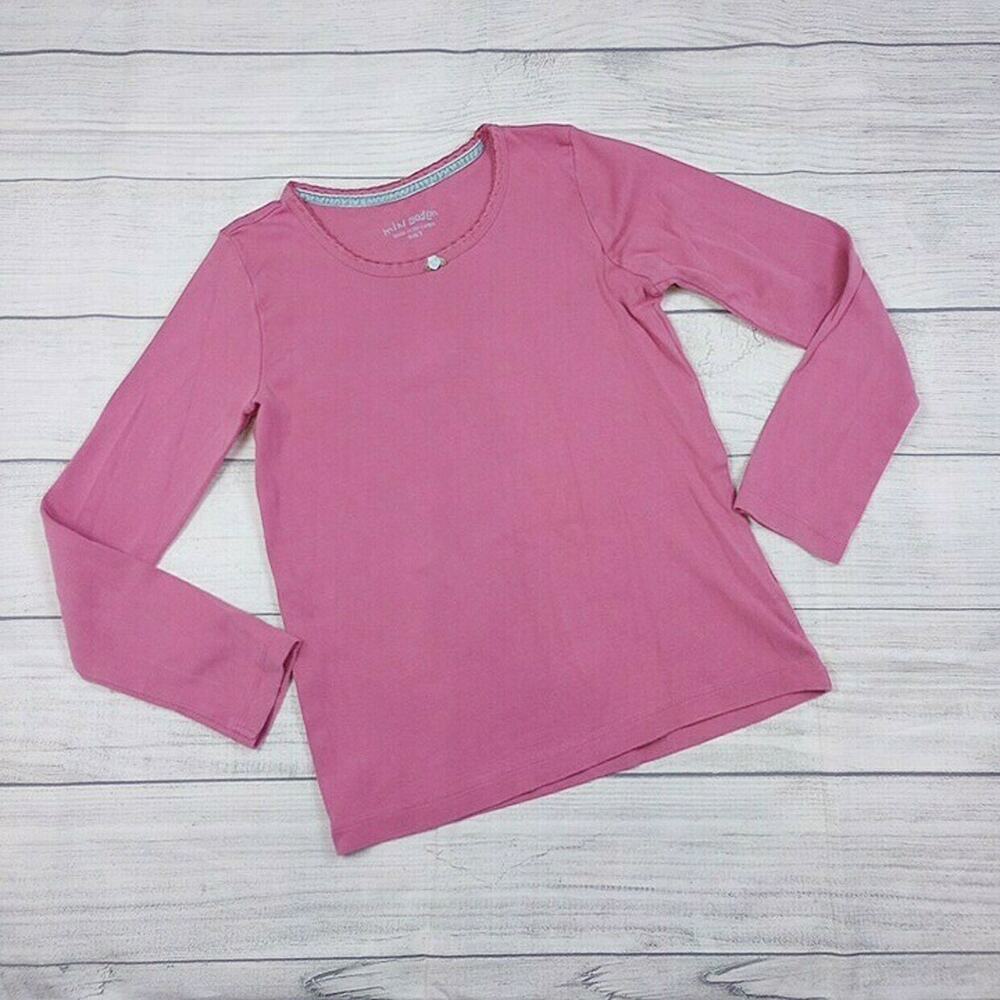 11/12 Mini Boden Pink Long Sleeve Tee
